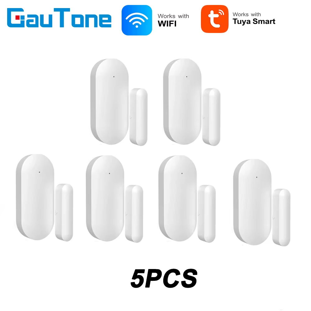 Zigbee/WiFi Smart Türsensor - Tuya Alarm Sicherheitssystem für Tür & Fenster ZwaTronic