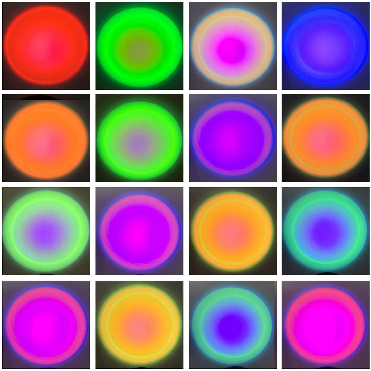 Smart Sunset Lampe Tuya LED Nachtlicht USB RGB Smart Leben APP Remote Projektion Für Raum Dekoration Fotografie Festival Geburt