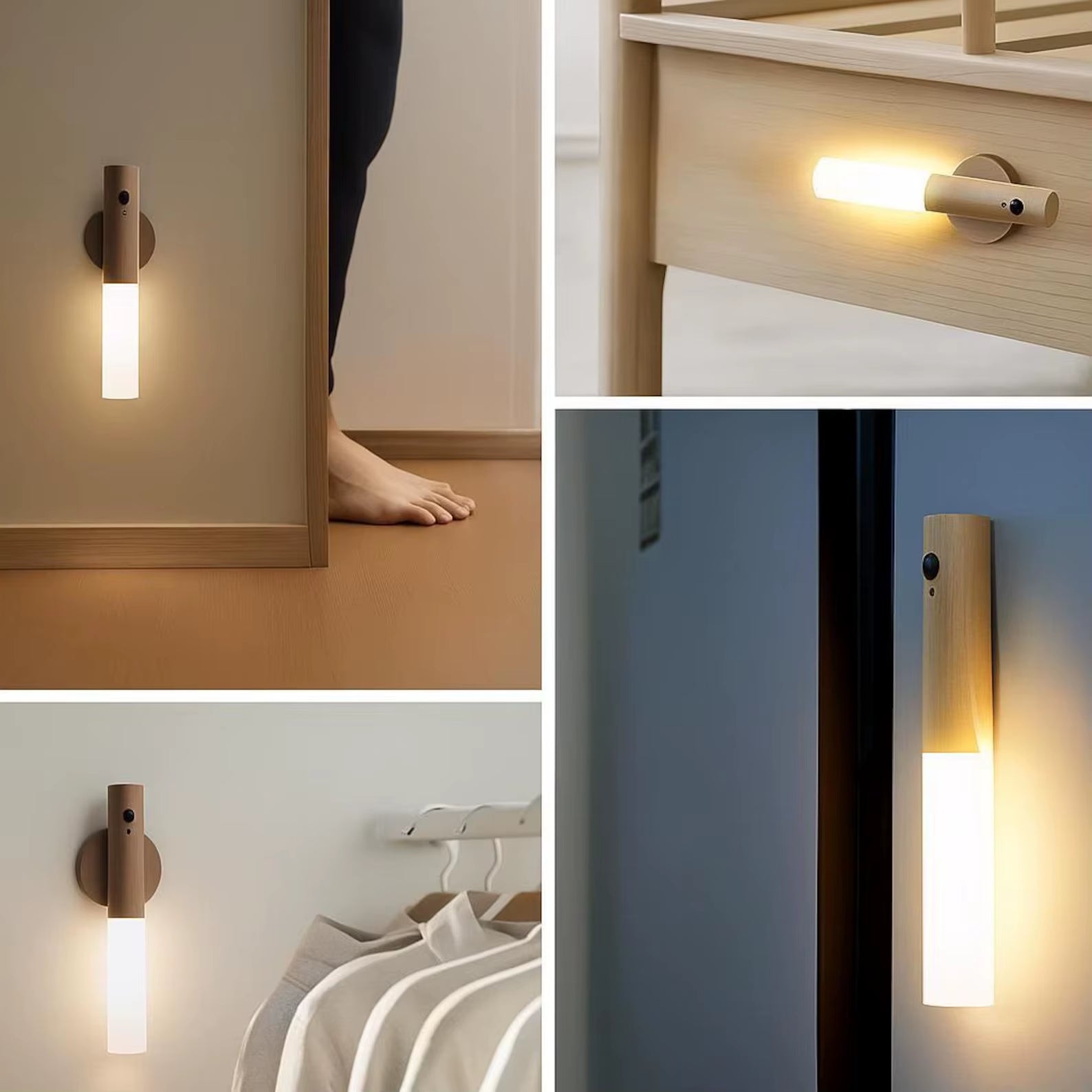 Ultradünne Kabellose Led-Schrankbeleuchtung - Magnetische Bewegungssensor-Lampe, Notfall-Nachtlicht Für Kleiderschrank Und Schränke