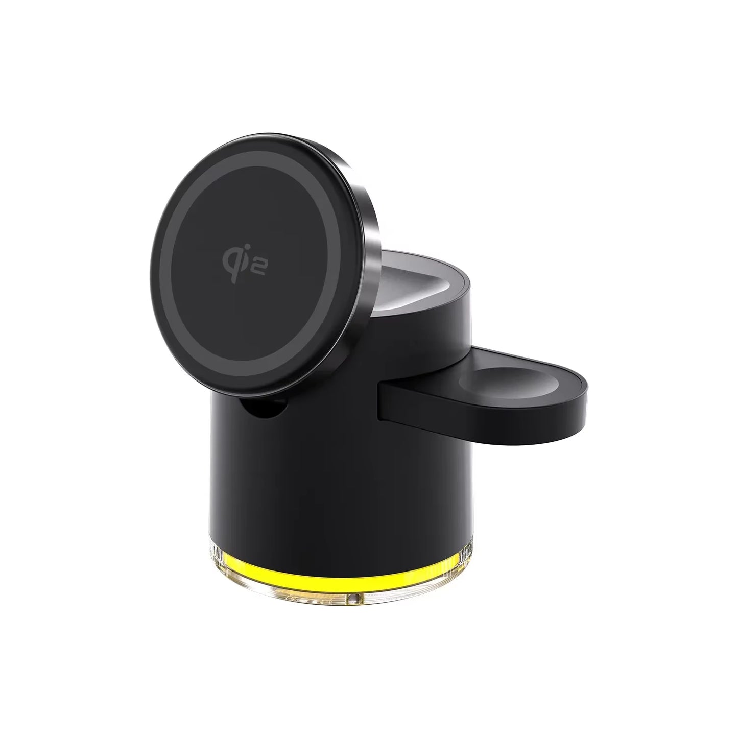 Qi2-Ladegerät Mit Nachtlampe, 3-In-1 Magsafe Wireless Chargers Station Für Iphone Und Samsung, Apple Watch, Magnetisches Ladezubehör