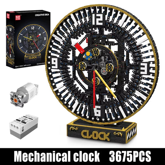 Mould King 10160 - Motorized Mechanical Grand Clock Building Kit for Ages 14+, Perfect Christmas Gift!
