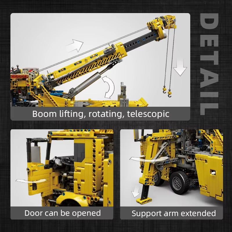 MOLD KING 17028, Technisches Auto, Spielzeug, APP Und RC, Motorisierter Feuerrettungswagen, Modell, Montage, Baustein, Ziegel, Kinder, Weihnachtsgeschenk