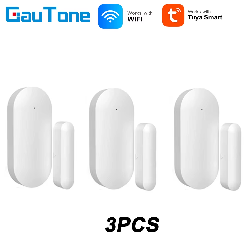 Zigbee/WiFi Smart Türsensor - Tuya Alarm Sicherheitssystem für Tür & Fenster ZwaTronic