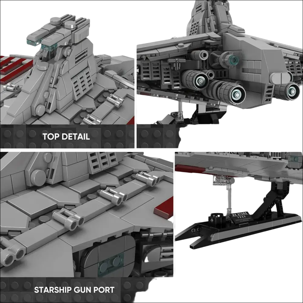 MOULD KING 21074 Republikanischer Angriffskreuzer der Venator-Klasse.