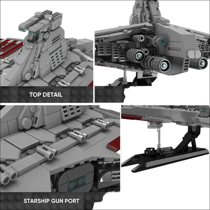MOULD KING 21074 Republikanischer Angriffskreuzer der Venator-Klasse.